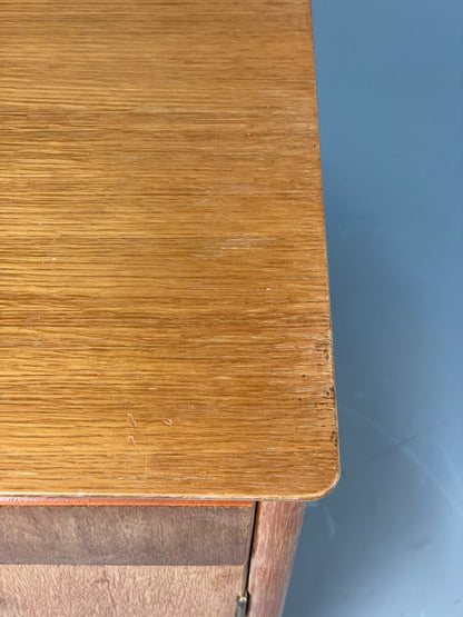 Vintage 1950s Bedside Cabinet By Lebus Oak Mid Century Retro Drawer EB12947