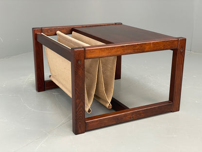 Vintage Ikea Safari Coffee Table By Karin Mobring 1970s Pine Linen EB12218