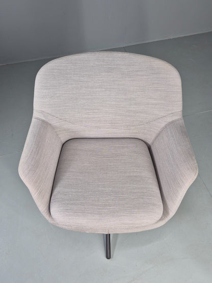 Vintage Swivel Lounge Chair Icons of Denmark Smile Chair Retro Modern EB12855