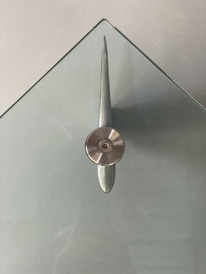 Vintage Coffee Table Designer Matthew Hilton Post Modern Aluminium Legs EB12520