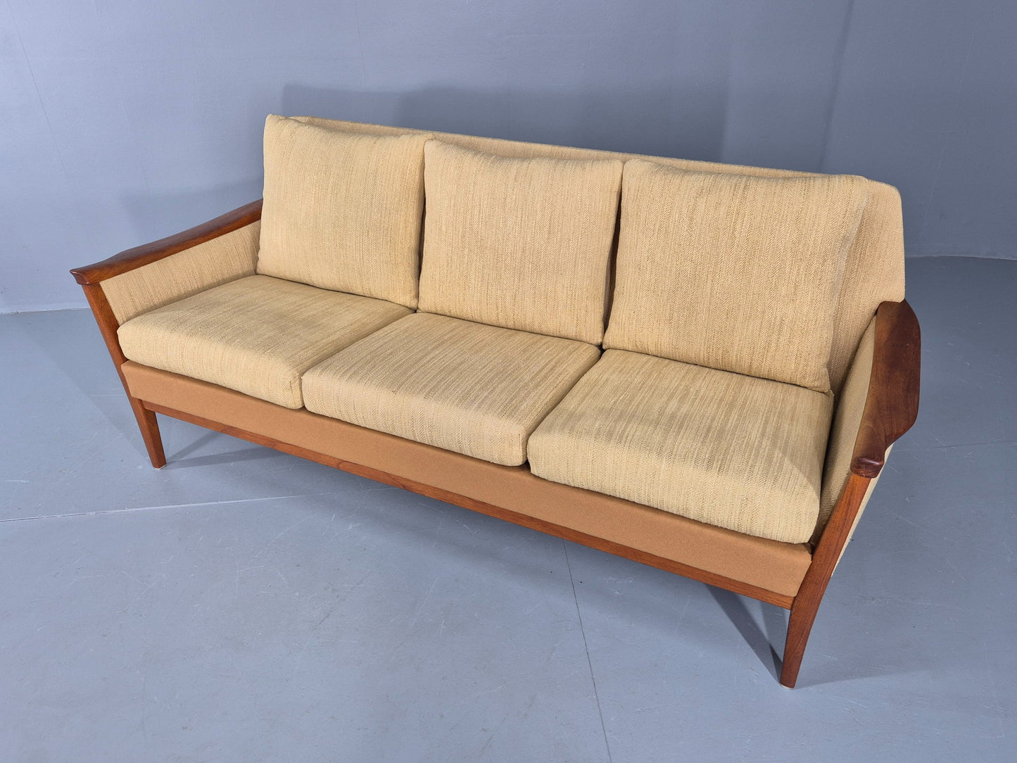 Vintage 3 Seater Sofa Sweden Mid Century Brdr Andersen 1960s Teak Retro EB11119