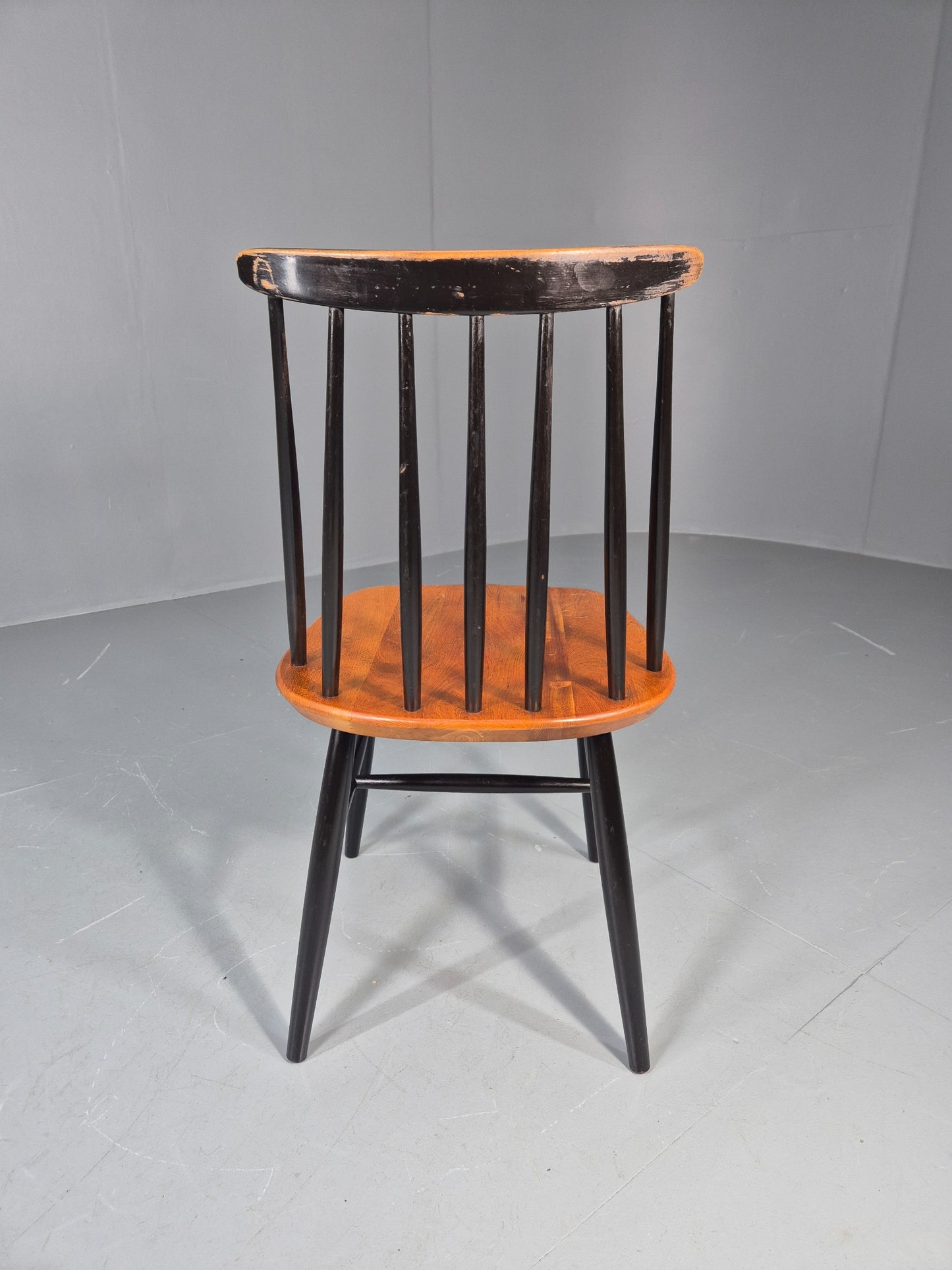 Vintage Ilmari Tapiovaara Fanett Chair Beech and Teak Retro MCM 1950s EB11602