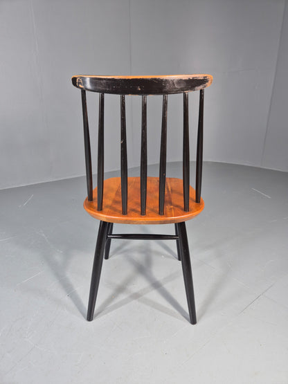 Vintage Ilmari Tapiovaara Fanett Chair Beech and Teak Retro MCM 1950s EB11602