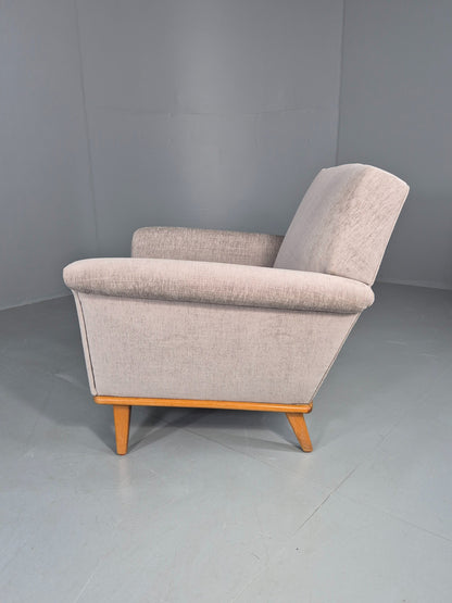 Vintage Mid Century Lounge Chair New Upholstery Swedish 1960s Design EB11108