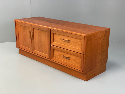 Vintage Sideboard G Plan Teak Retro 1980s Fresco Record Cabinet Shelving EB12622
