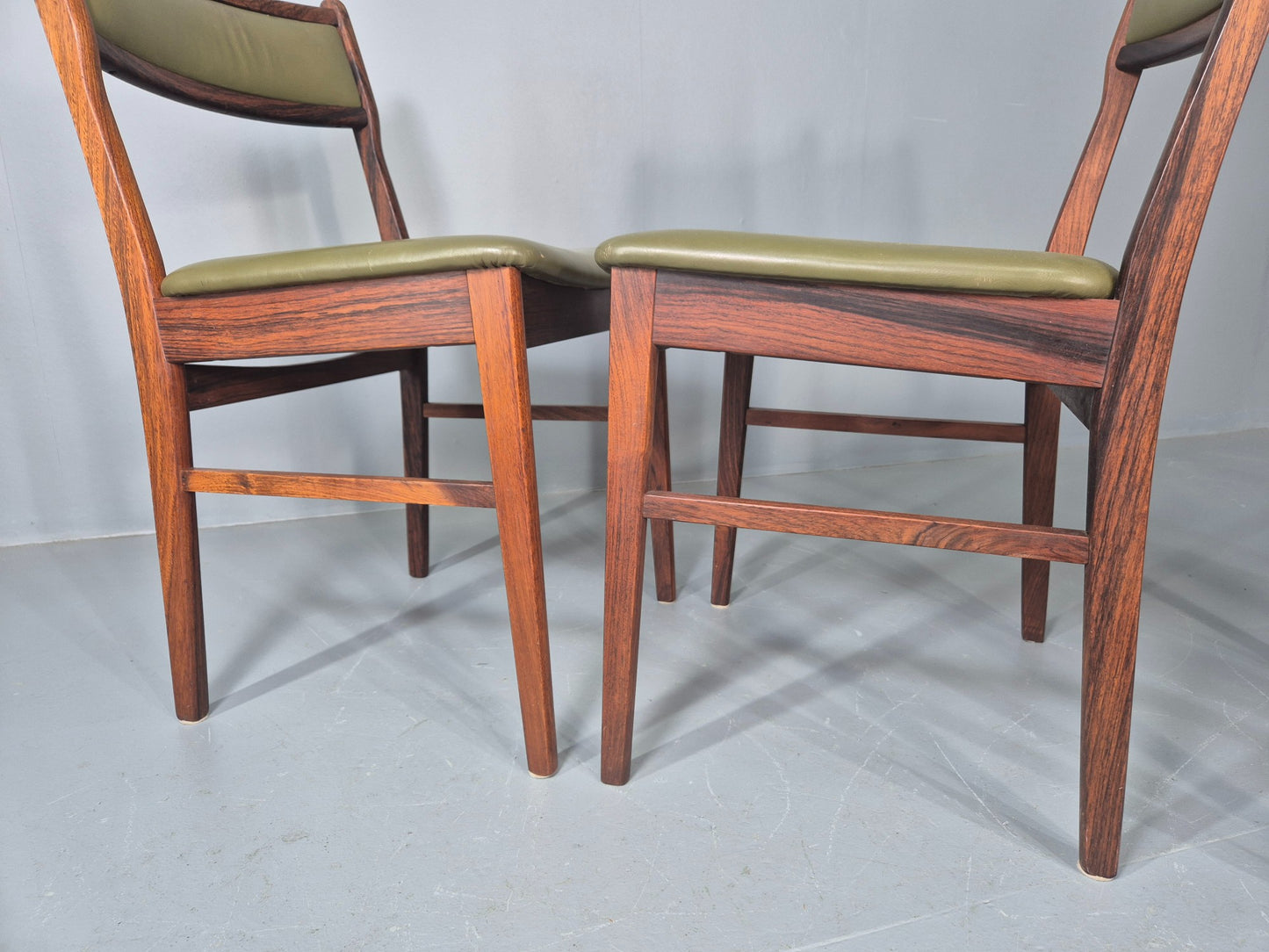 4 Vintage Mid Century Dining Chairs Danish Design Vestervig Eriksen EB12145