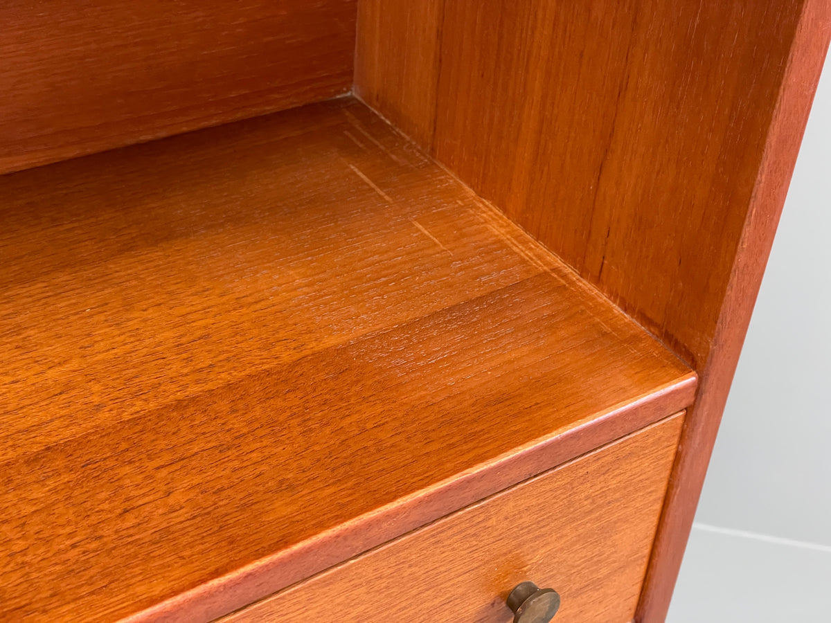 Vintage Teak Wall Unit Jentique Mid Century Retro Shelving Drawers EB13106
