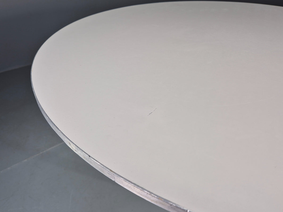 Vintage Fritz Hansen Circular Side Table Arne Jacobsen Design EB13005