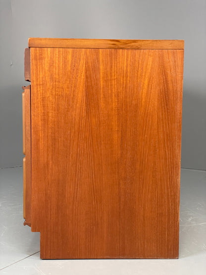 Vintage McIntosh Teak Sideboard 1970s Retro Drawers Squares Shelves EB12193