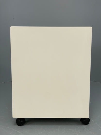 Vintage Hülsta Bedside Cabinet Chest of Drawers White 1990s EB12283