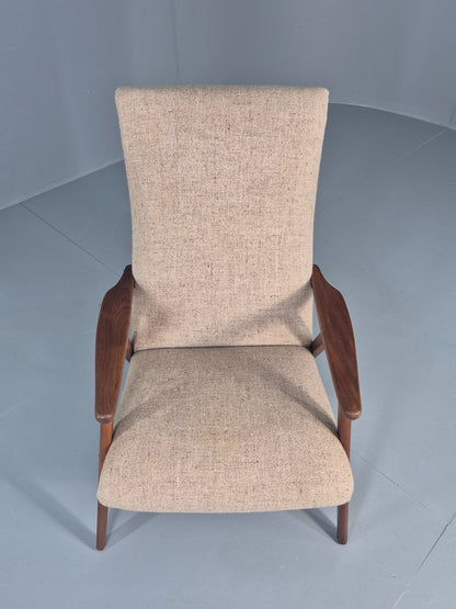 Vintage Teak Arm Chair Danish Design 1960s Retro Mid Century EB12490