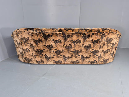 Vintage 1970s 3 Seater Englender Sofa Floral Browns Original Condition EB12272