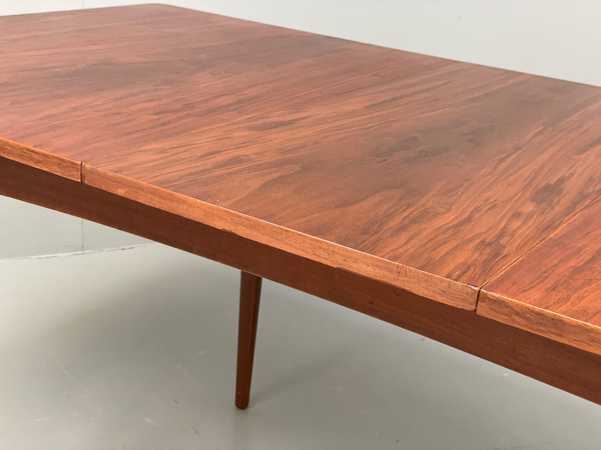 Vintage Walnut Dining Table Extending Mid Century 1960s Retro EB12960