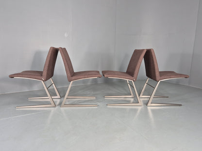 4 Vintage BoConcept Dining Chairs Mariposa Cast Alloy Frame EB12908 MDIN