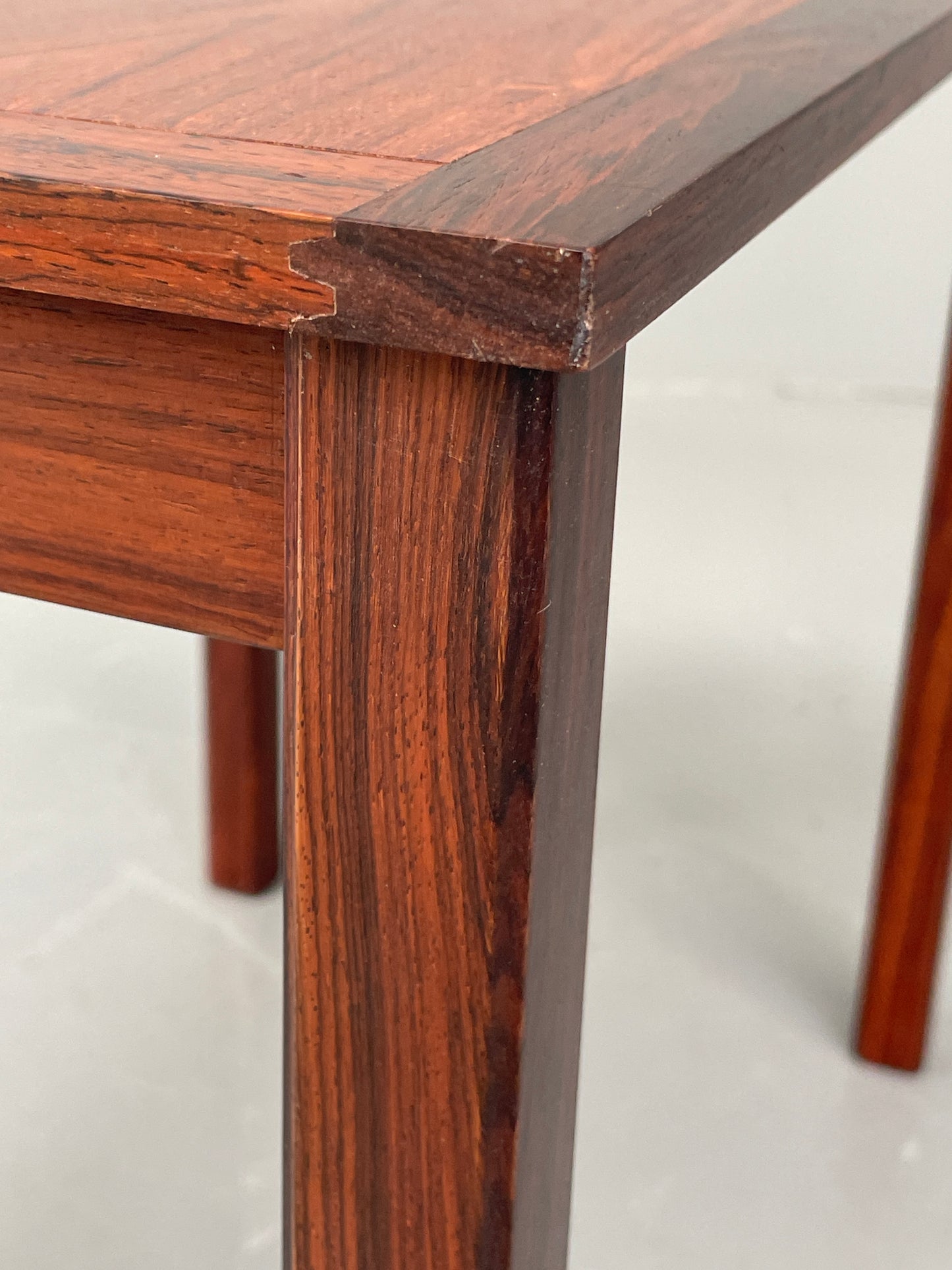 Vintage Danish Coffee Table 1960s Darkwood Mid Century Modern EB12280