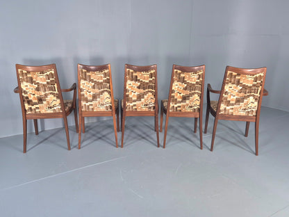 5 Vintage G plan Dining Chairs 1970s Fresco Original Upholstery Retro  EB12182