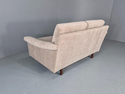 Vintage Danish 2 Seater Sofa Mid Century Original New Upholstery 1960s EB12533