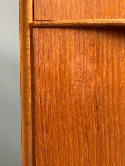 Vintage McIntosh Teak Sideboard 1960s Mid Century Drawers Shelves EB11686
