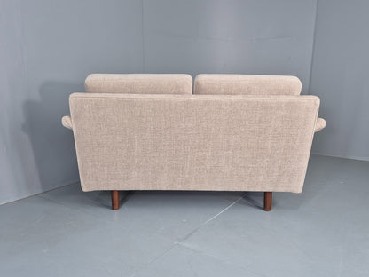 Vintage Danish 2 Seater Sofa Mid Century Original New Upholstery 1960s EB12533