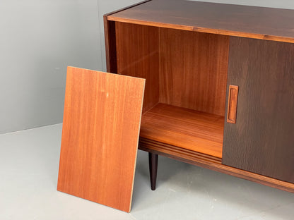 Vintage 1960s Compact Sideboard Cabinet Danish Mid Century Storage EB12341