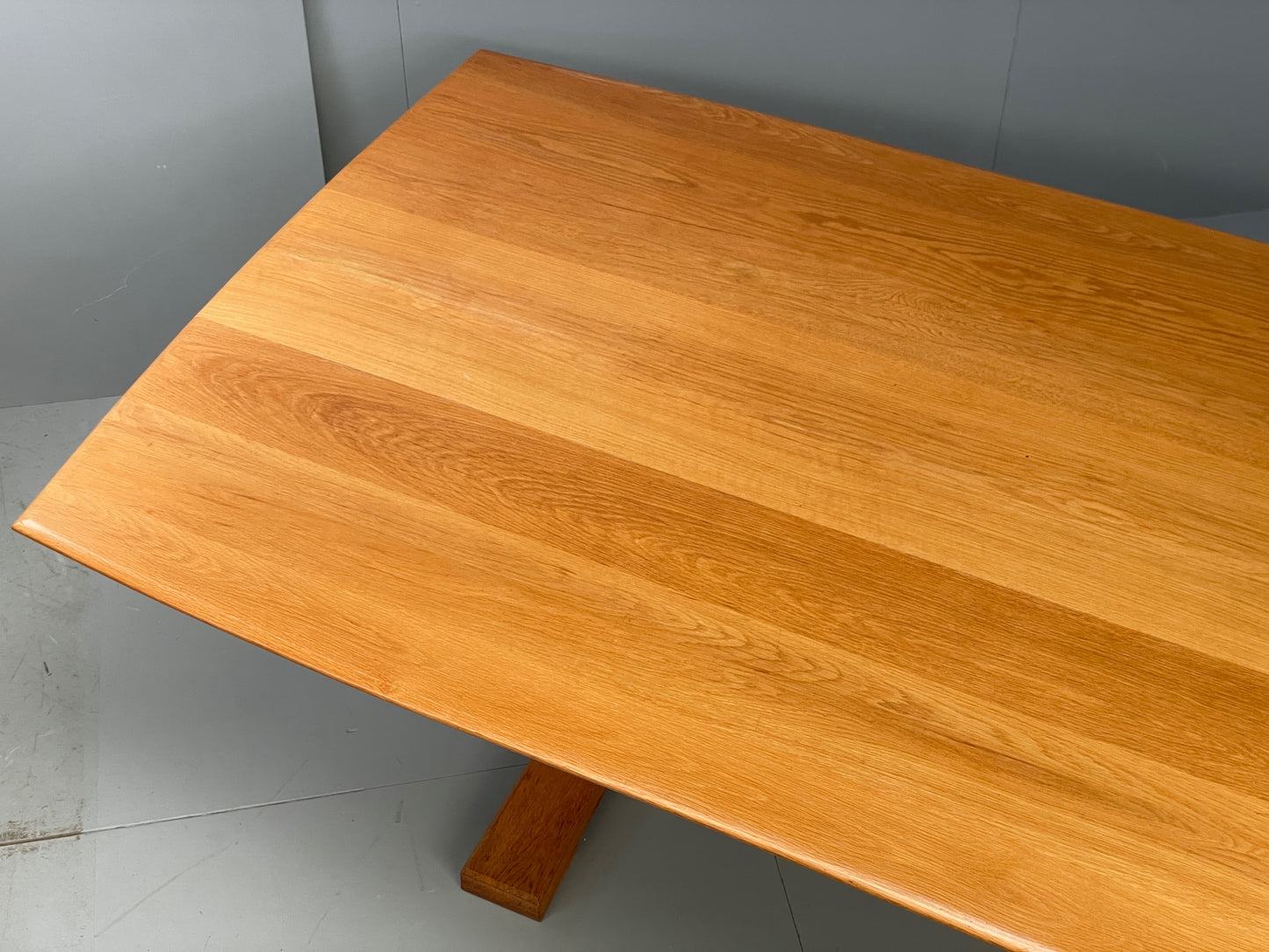 Solid Oak Dining Table 12 Seater 3.2m Large Refectory Bespoke Custom EB12890