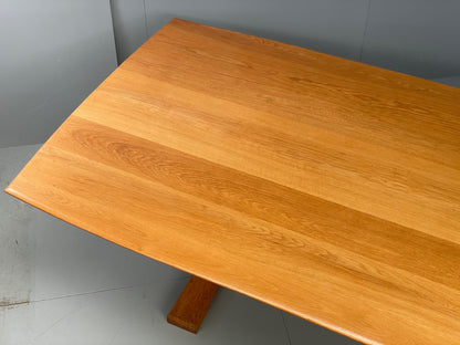 Solid Oak Dining Table 12 Seater 3.2m Large Refectory Bespoke Custom EB12890