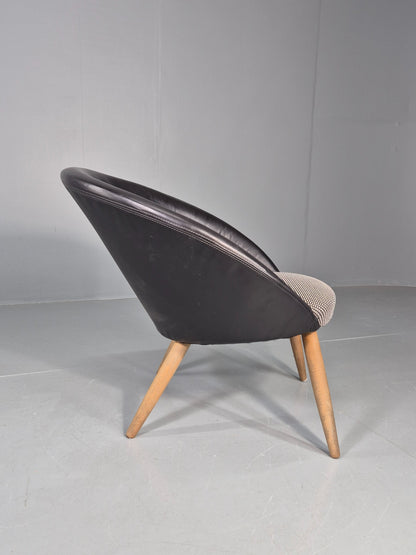 Vintage Mid Cenbtury Danish Tub Chair Ditzel Style 1960s Retro EB12105
