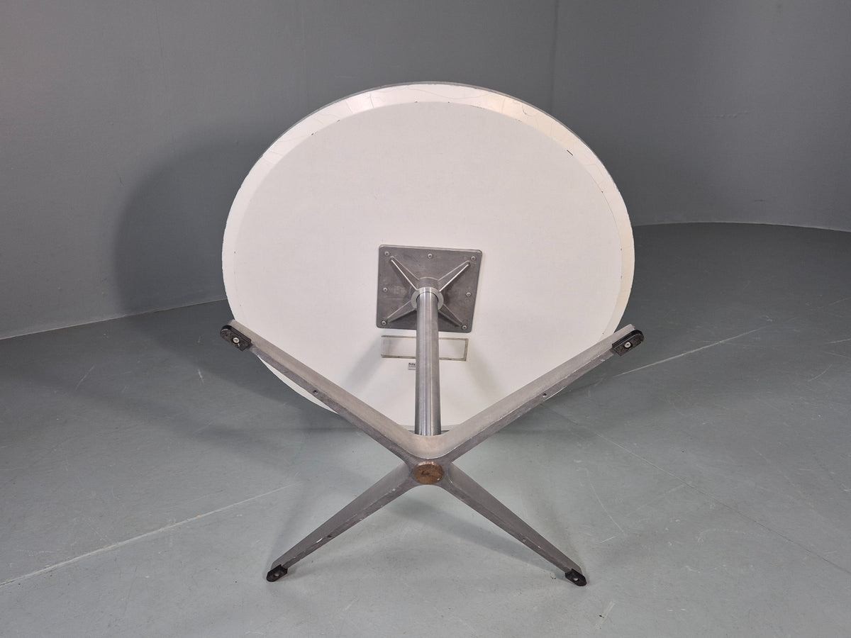 Vintage Fritz Hansen Circular Occasional Table Arne Jacobsen Design EB13004