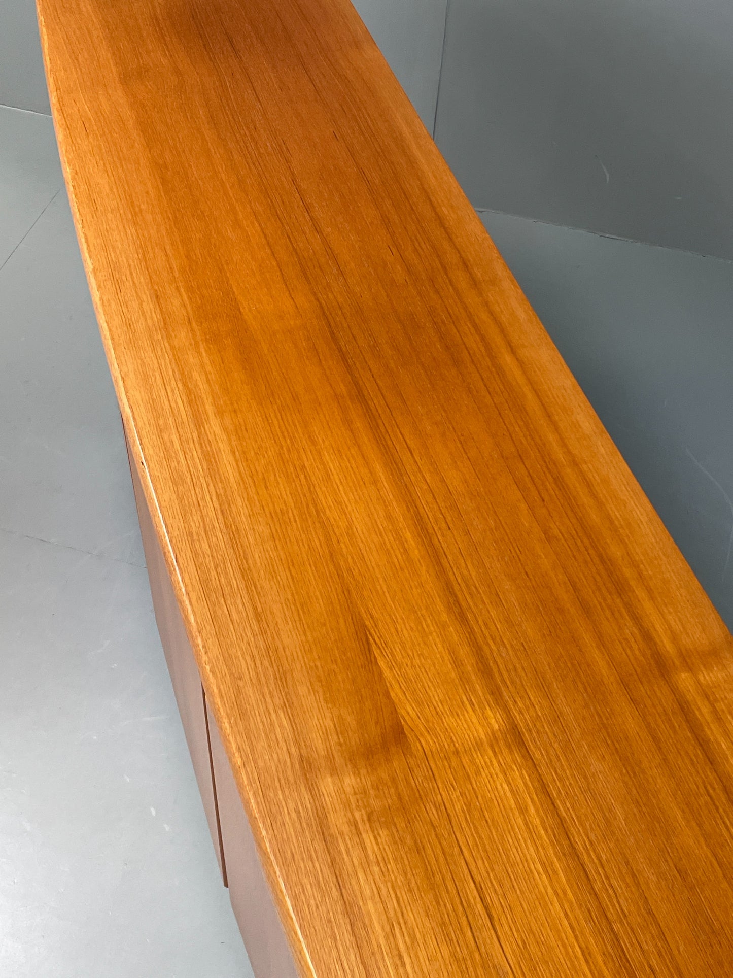 Vintage 1980s Teak Sideboard By Gangsø Danish Retro Shelving Drawers EB12075