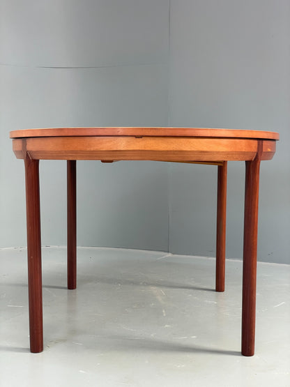 Vintage Dining Table Teak Extending Oval By White & Newton 1960s Retro EB12510
