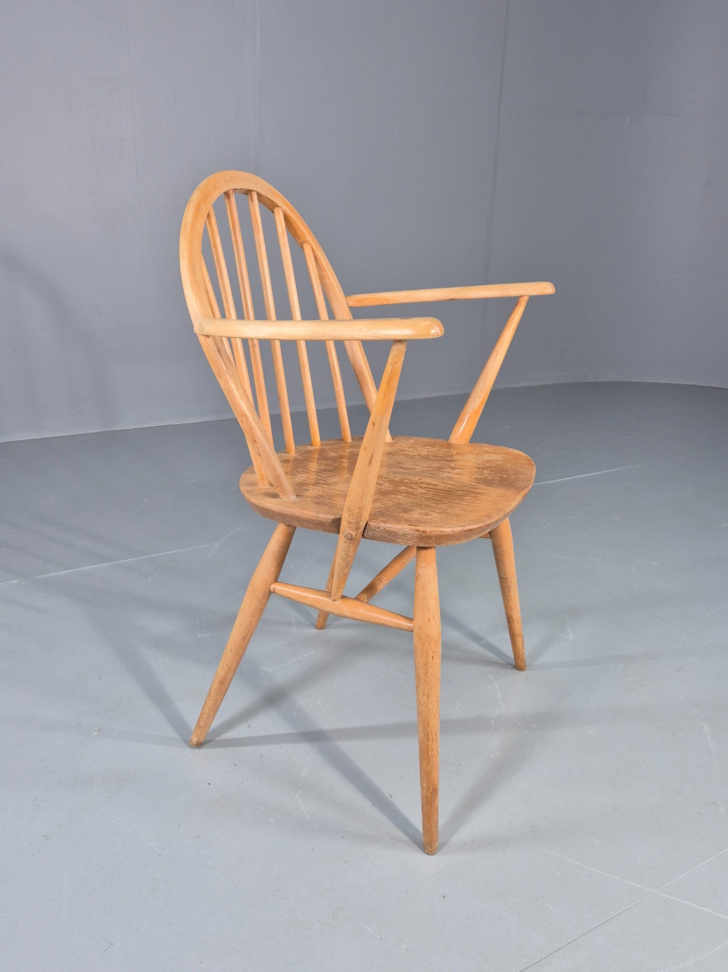 Vintage Ercol Windsor Carver Low Back 1960s Original EB12305