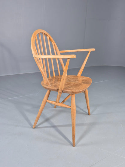 Vintage Ercol Windsor Carver Low Back 1960s Original EB12305