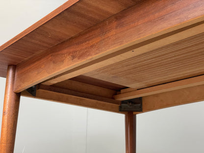 Vintage Walnut Dining Table Extending Mid Century 1960s Retro EB12960