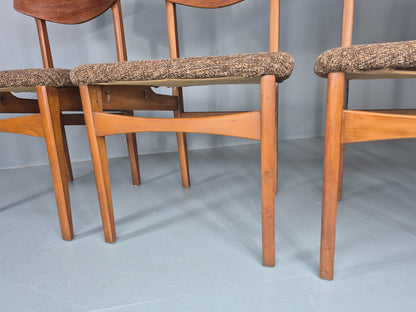 Vintage Dining Chairs Mid Century Teak and Beech 1960s Retro EB11955