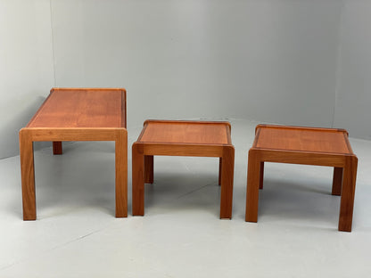 Vintage Nesting Tables Teak Gordon Russell Set Of 3 Retro 1970s EB12634