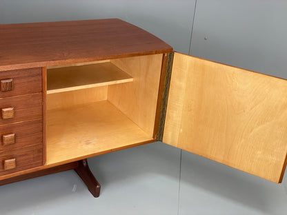 Vintage Teak Sideboard Vanson Mid Century 1960s Walnut Retro Shelving EB12881