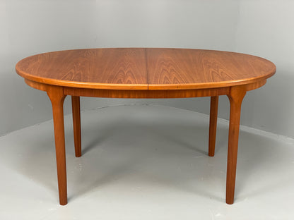 Vintage McIntosh Dining Table Oval Teak Extending Mid Century 1970s Retro EB12928