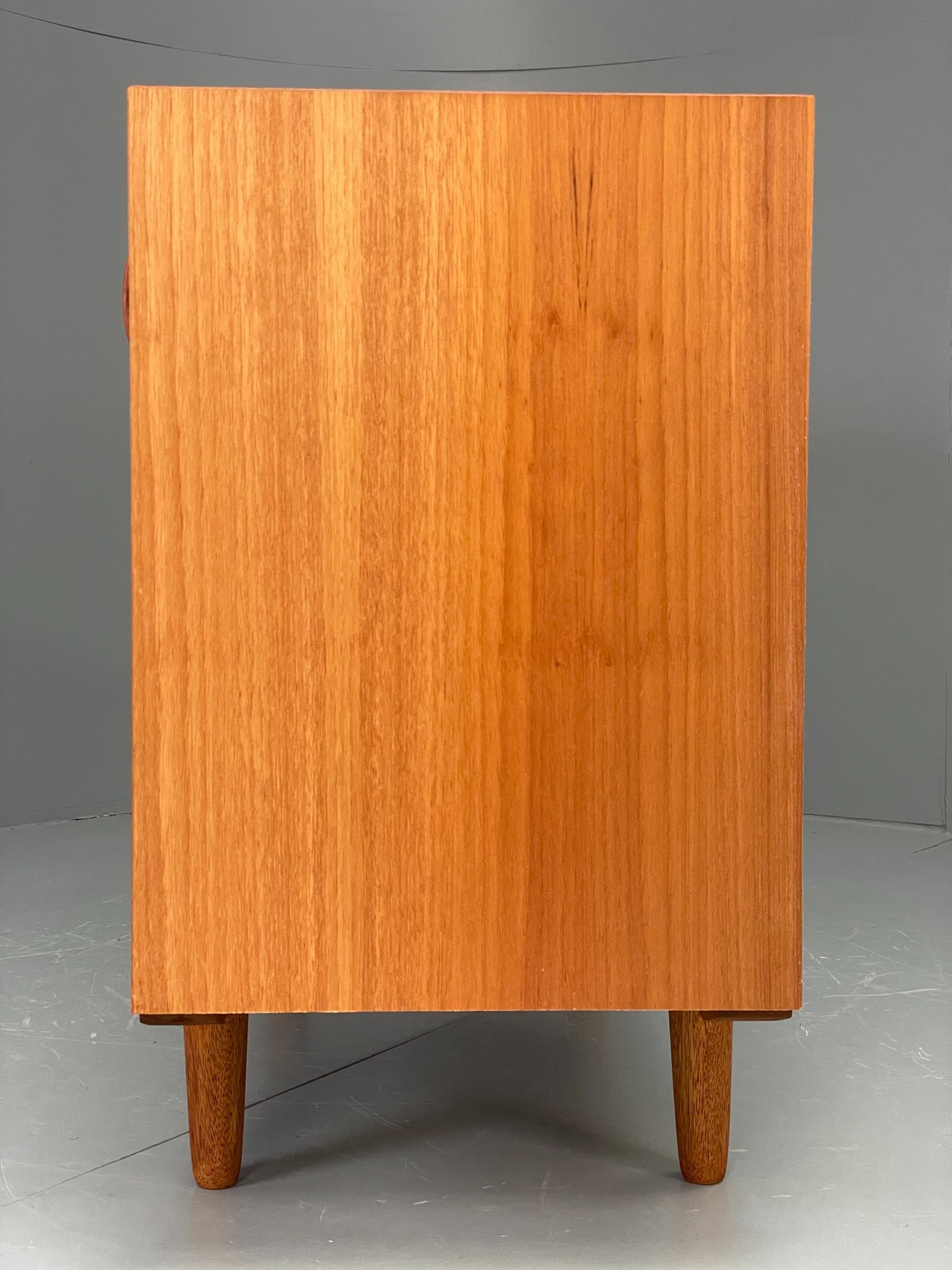 Vintage Teak Sideboard Domino Møbler Danish 1970s Retro Shelving EB12086