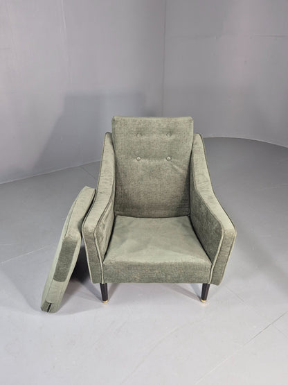 Vintage 1960s Mid Century Lounge Chair New Upholstery Retro Quality EB7919