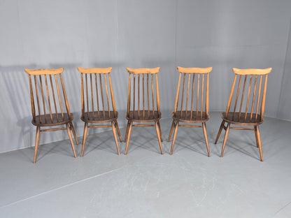 5 Vintage Ercol Goldsmith chairs 1970s Originals EB12464