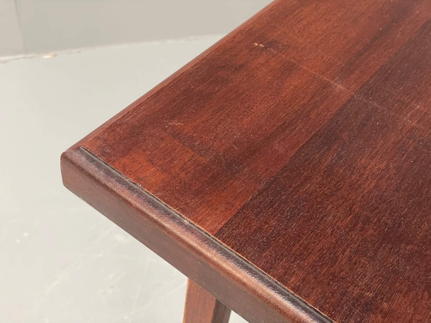 Vintage Mahogany Side Table 1950s Mid Century Rectangular EB12222
