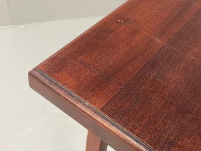 Vintage Mahogany Side Table 1950s Mid Century Rectangular EB12222