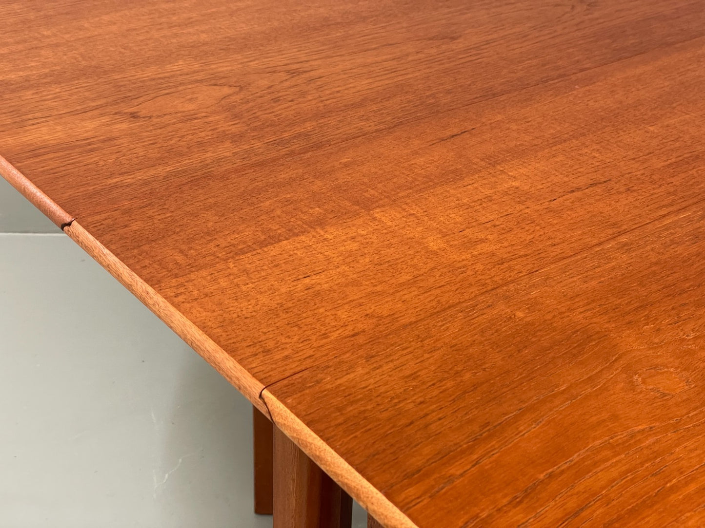Vintage Teak Dropleaf Table By Jentique 1960s Oval Beech Retro EB11695 MWOO