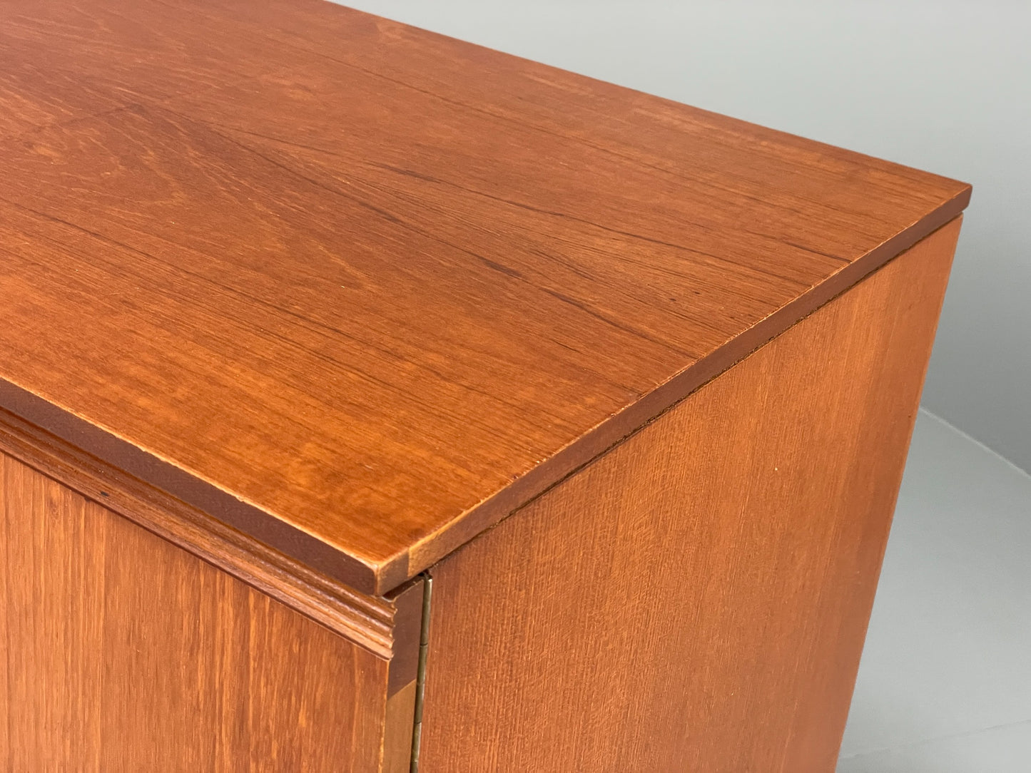 Vintage Teak Foldaway Desk Adjustable 1960s Retro Midcentury Shelving EB12082