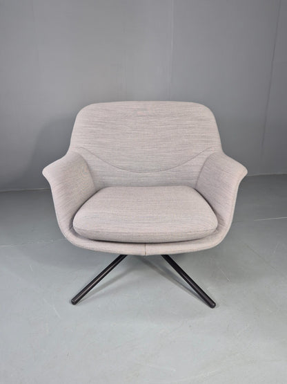 Vintage Swivel Lounge Chair Icons of Denmark Smile Chair Retro Modern EB12854