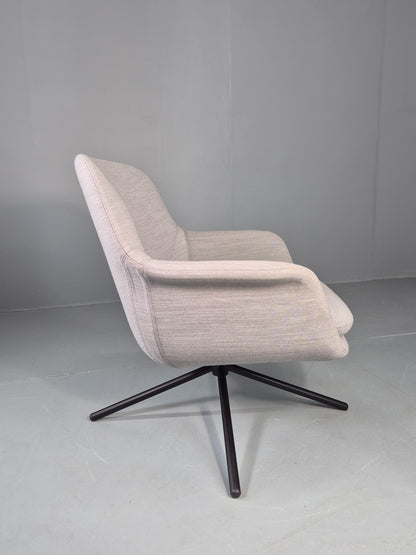 Vintage Swivel Lounge Chair Icons of Denmark Smile Chair Retro Modern EB12855