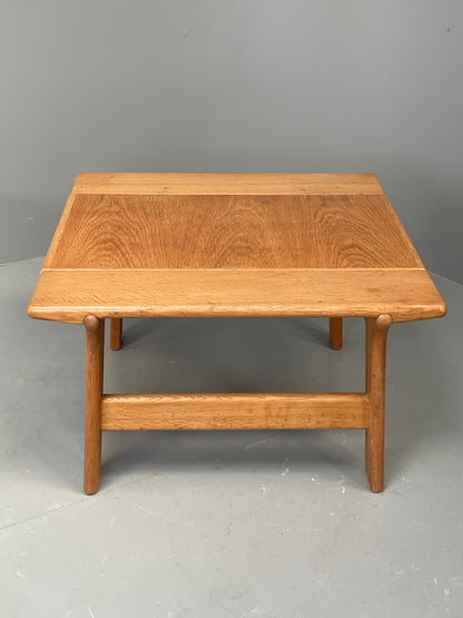 Vintage Oak Coffee Table Retro Danish Design Solid Oak Chunky EB12359