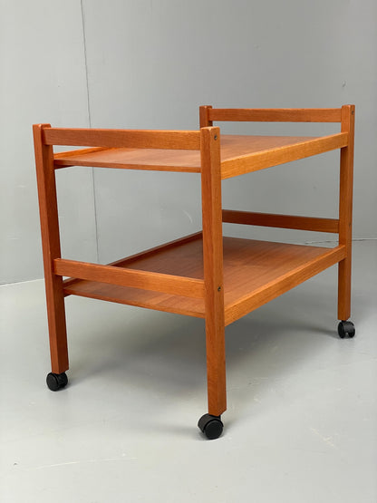 Vintage Teak Drinks Trolley Retro 1970s Mid Century By BRDR Furbo EB12826