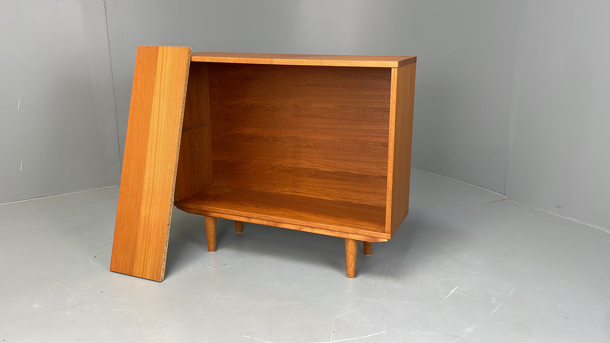 Vintage Tapley Teak Bookcase 1970s Adjustable Shelving Retro Compact EB13148