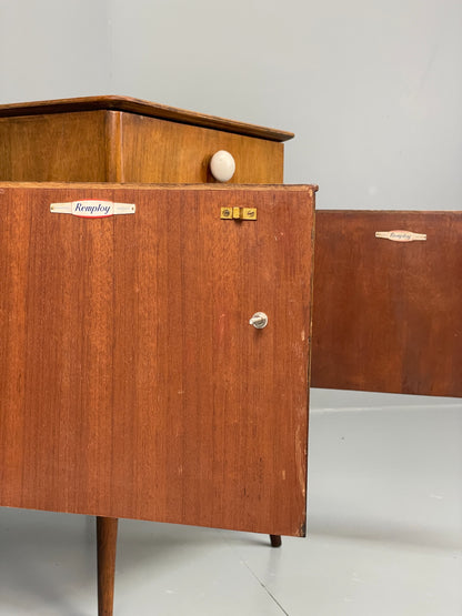 Vintage Bedside Cabinets Pair By Remploy 1950s Mid Century Retro EB12618